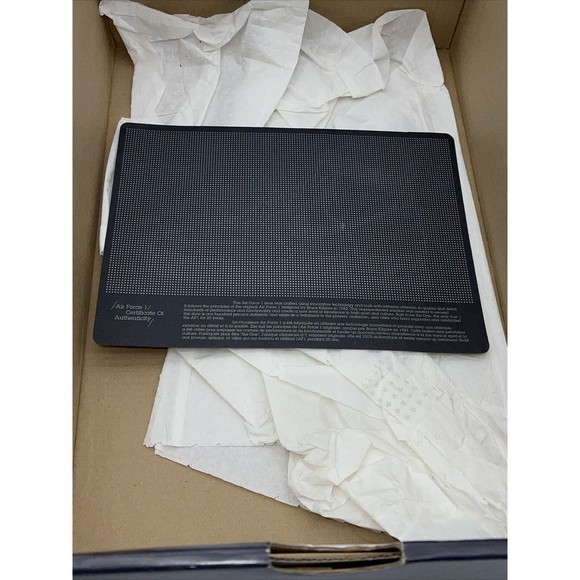 NIKE  AIR FORCE 1 07 LV8 LTHR  Air Force Leather   Gray   AJ9507 002 Men Size 11 - Picture 10 of 10